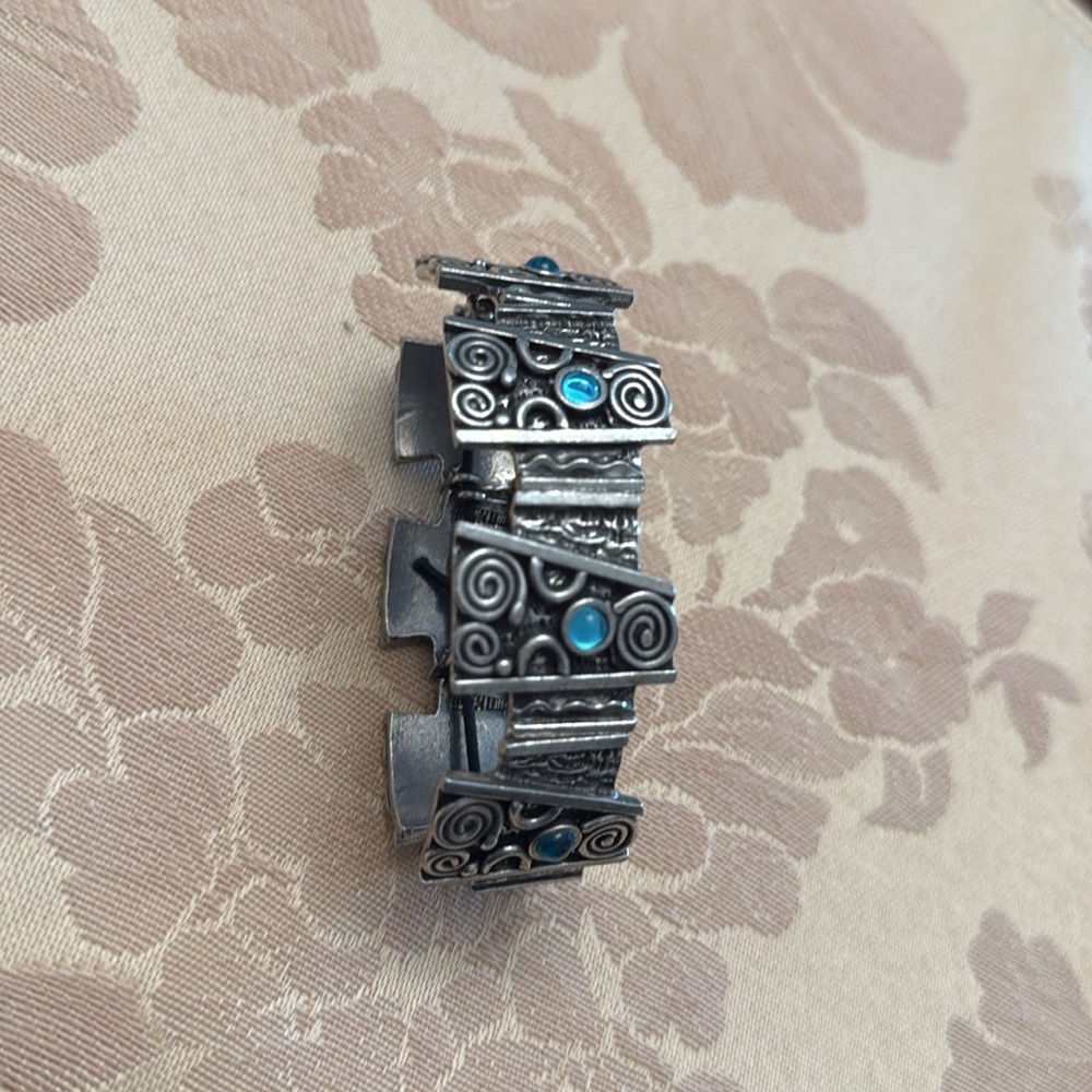 Beautiful bracelet wrist bracelet stretchy band bracelet which blue cute stones - Picture 1 of 9